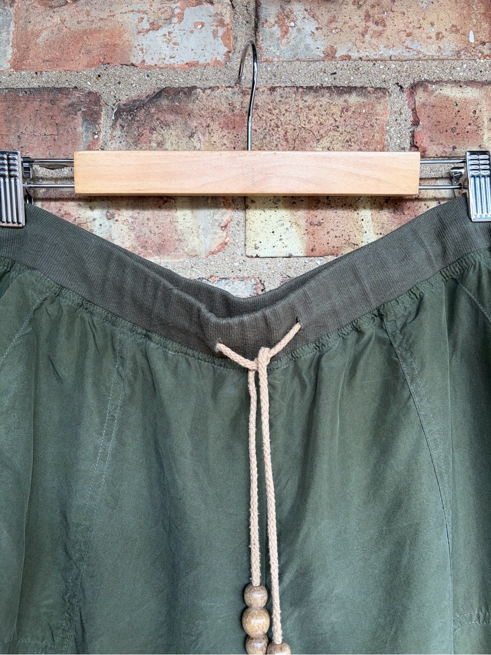 Moda International Silk Drawstring Joggers - Picture 2 of 11